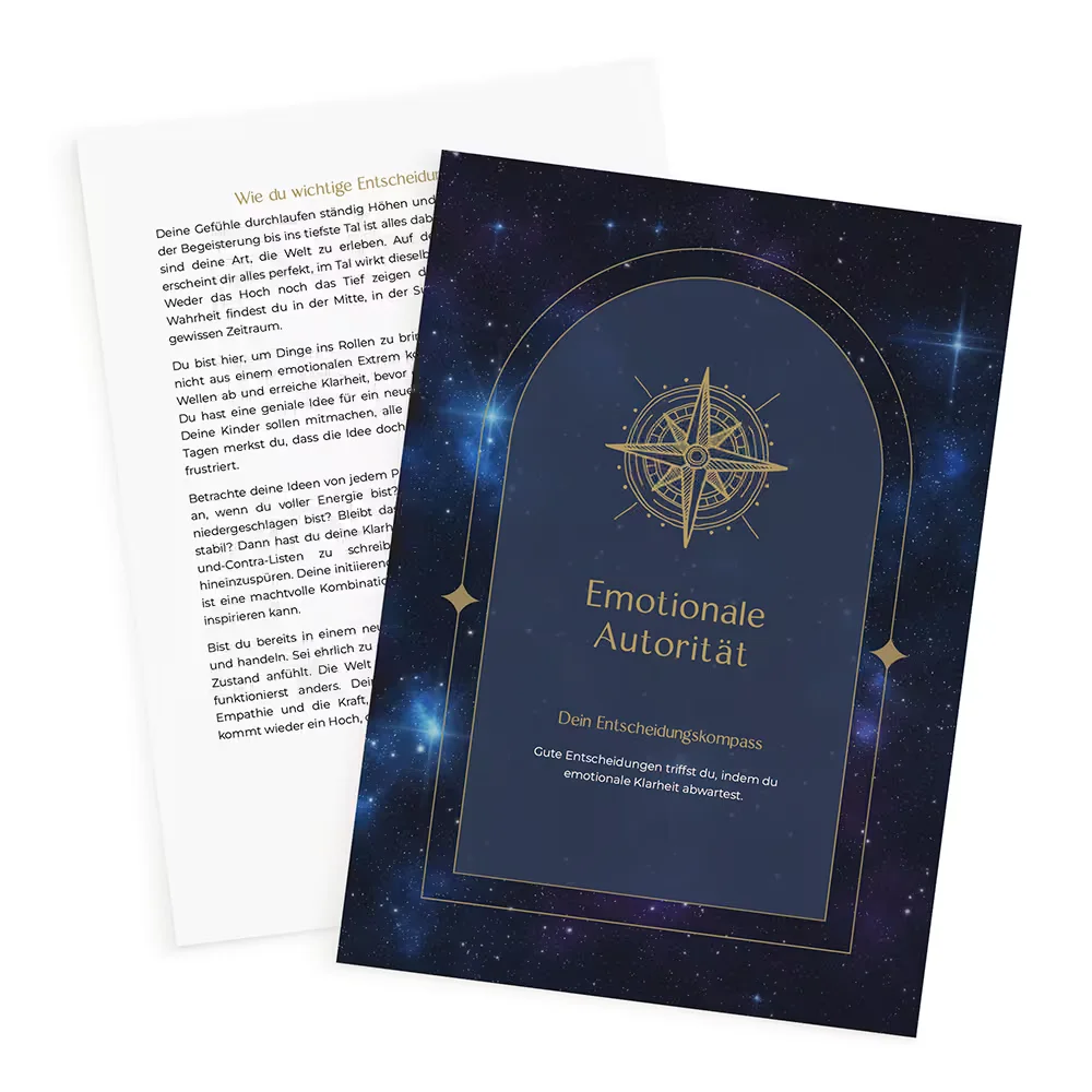 Seiten aus dem Eltern-Design: Kapitel emotionale Autorität