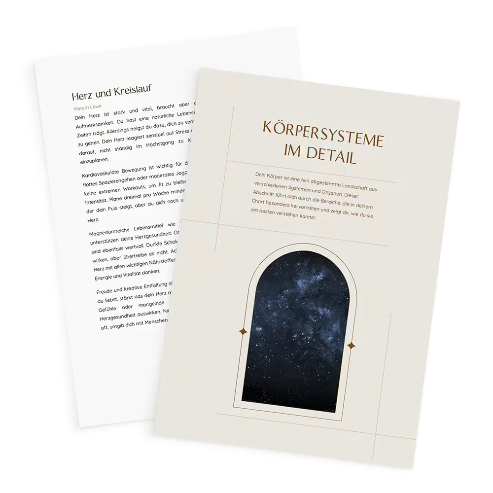 Seiten aus dem Gesundheits-Kompass: Körpersysteme im Detail