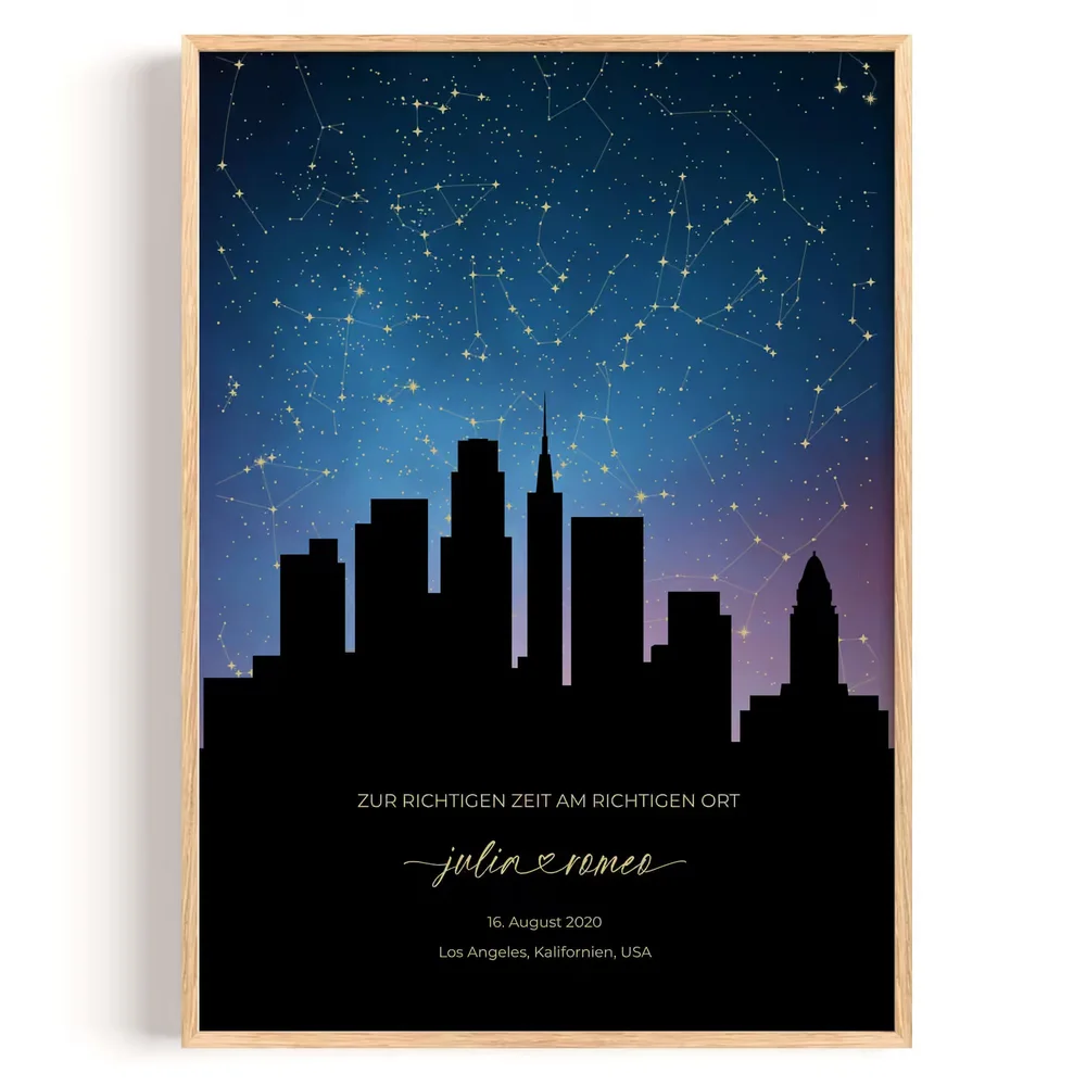Sternbilder Stadt Los Angeles