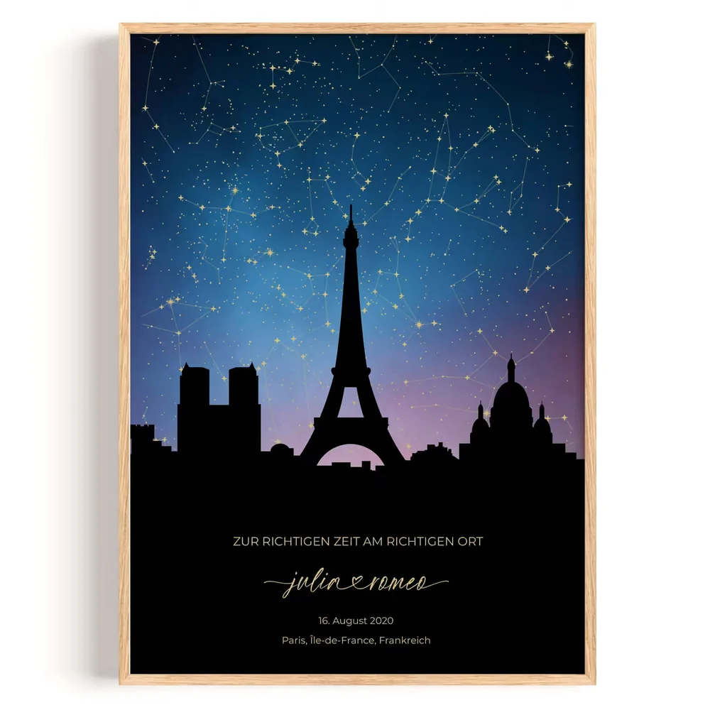 Sternbilder Stadt Paris
